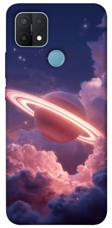 Чехол itsPrint Pink Saturn для Oppo A15s / A15, космос, купить оптом с доставкой