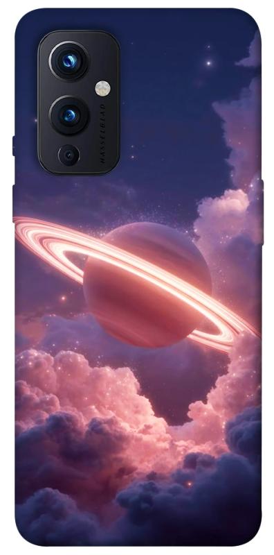 Чехол itsPrint Pink Saturn для OnePlus 9, космос, купить оптом с доставкой