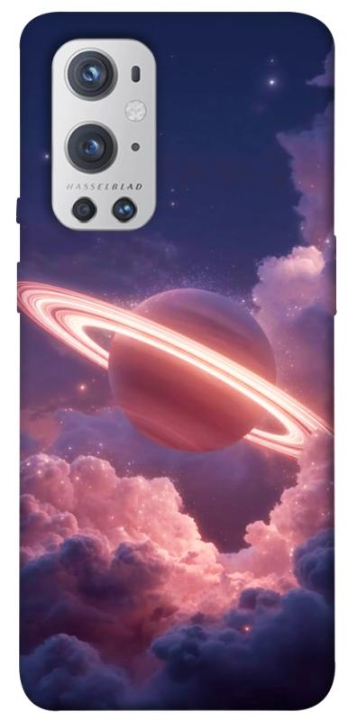 Чехол itsPrint Pink Saturn для OnePlus 9 Pro, космос, купить оптом с доставкой