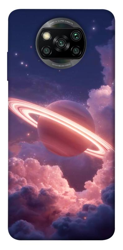 Чехол itsPrint Pink Saturn для Xiaomi Poco X3 NFC / Poco X3 Pro, космос, купить оптом с доставкой