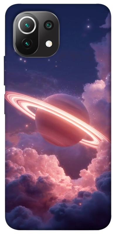 Чехол itsPrint Pink Saturn для Xiaomi Mi 11 Lite, космос, купить оптом с доставкой
