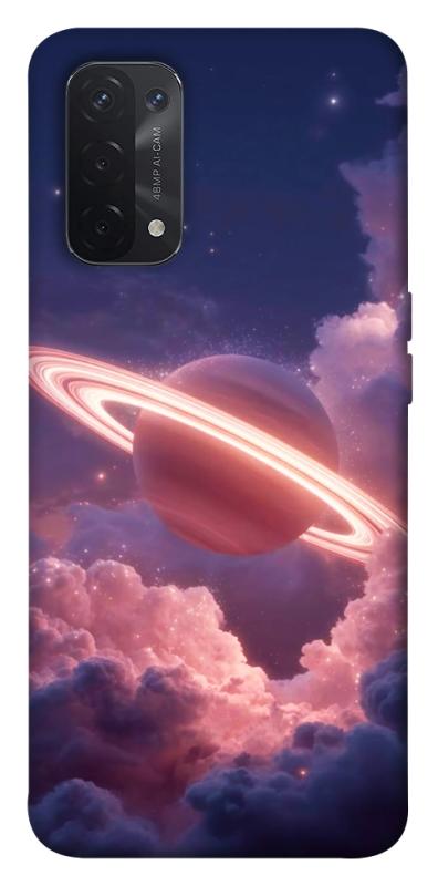 Чехол itsPrint Pink Saturn для Oppo A54 4G, космос, купить оптом с доставкой