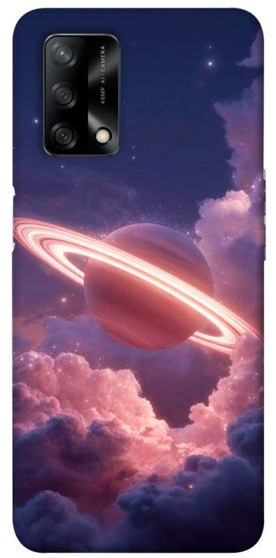 Чехол itsPrint Pink Saturn для Oppo A74 4G, космос, купить оптом с доставкой