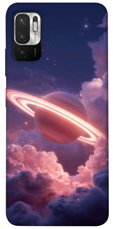Чехол itsPrint Pink Saturn для Xiaomi Redmi Note 10 5G, космос, купить оптом с доставкой