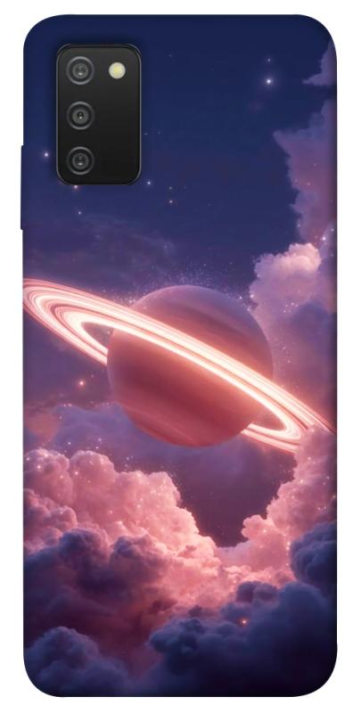 Чехол itsPrint Pink Saturn для Samsung Galaxy A03s, космос, купить оптом с доставкой