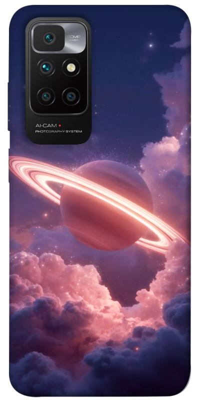 Чехол itsPrint Pink Saturn для Xiaomi Redmi 10, космос, купить оптом с доставкой