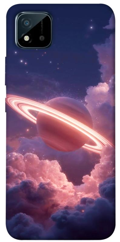 Чехол itsPrint Pink Saturn для Realme C11 (2021), космос, купить оптом с доставкой