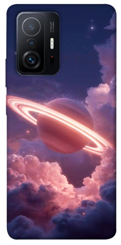 Чехол itsPrint Pink Saturn для Xiaomi 11T / 11T Pro, космос, купить оптом с доставкой