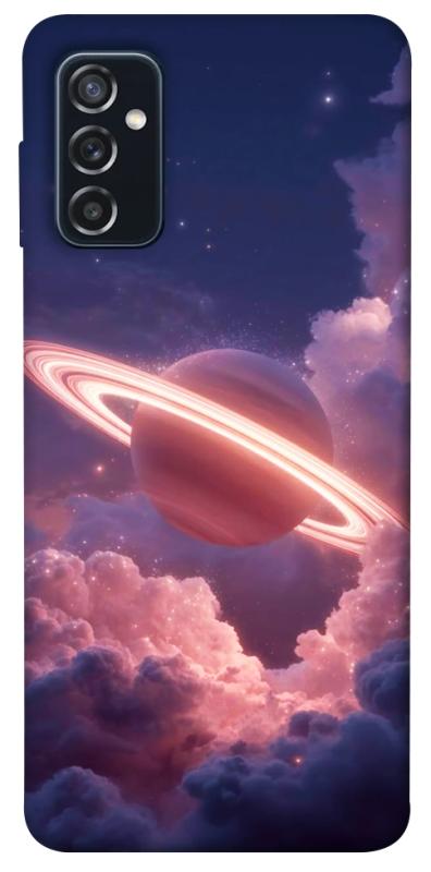 Чехол itsPrint Pink Saturn для Samsung Galaxy M52, космос, купить оптом с доставкой