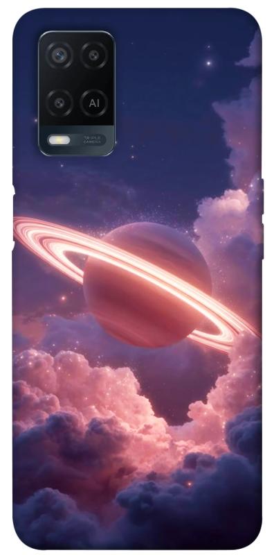 Чехол itsPrint Pink Saturn для Oppo A16s / A16, космос, купить оптом с доставкой