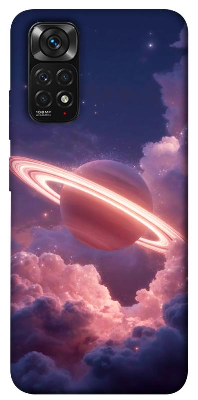 Чехол itsPrint Pink Saturn для Xiaomi Redmi Note 11 (Global) / Note 11S, космос, купить оптом с доставкой