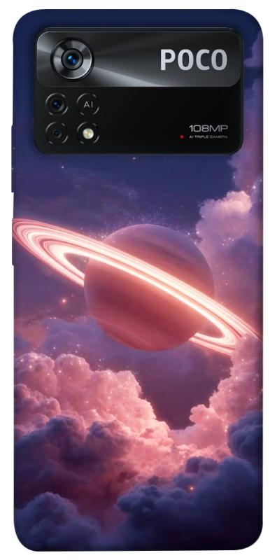 Чехол itsPrint Pink Saturn для Xiaomi Poco X4 Pro 5G, космос, купить оптом с доставкой