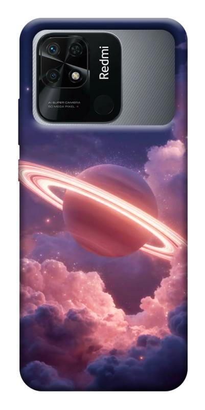 Чехол itsPrint Pink Saturn для Xiaomi Redmi 10C, космос, купить оптом с доставкой