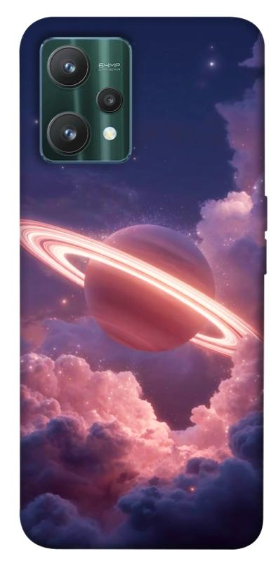Чехол itsPrint Pink Saturn для Realme 9 Pro, космос, купить оптом с доставкой
