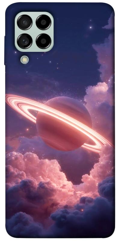 Чехол itsPrint Pink Saturn для Samsung Galaxy M53 5G, космос, купить оптом с доставкой