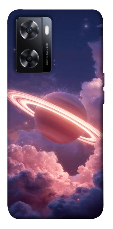 Чехол itsPrint Pink Saturn для OnePlus Nord N20 SE, космос, купить оптом с доставкой