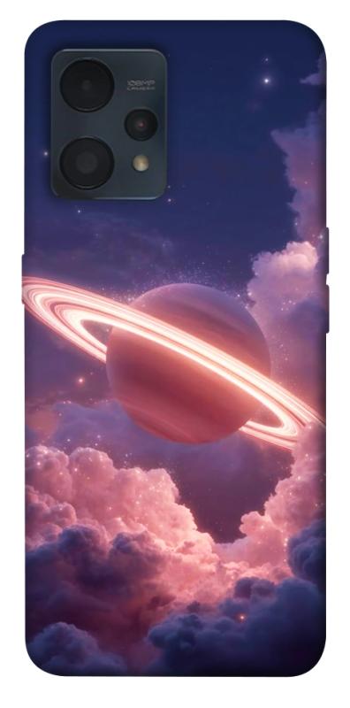 Чехол itsPrint Pink Saturn для Realme 9 4G / 9 Pro+, космос, купить оптом с доставкой