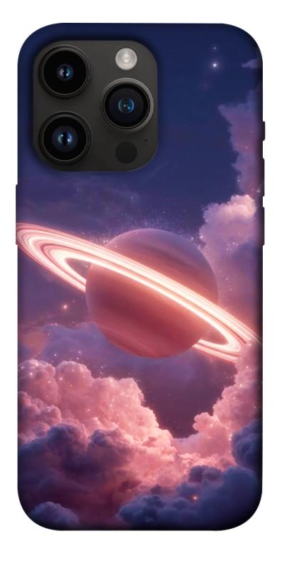 Чехол itsPrint Pink Saturn для Apple iPhone 14 Pro (6.1"), космос, купить оптом с доставкой
