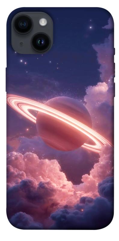 Чохол itsPrint Pink Saturn для Apple iPhone 14 Plus (6.7"), космос, купити оптом з доставкою