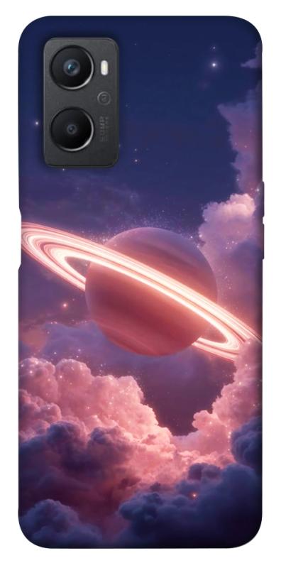 Чехол itsPrint Pink Saturn для Oppo A96, космос, купить оптом с доставкой