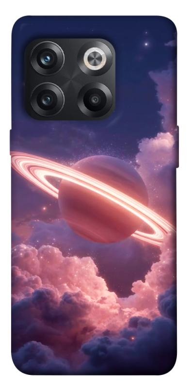 Чехол itsPrint Pink Saturn для OnePlus 10T, космос, купить оптом с доставкой
