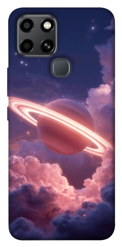 Чехол itsPrint Pink Saturn для Infinix Smart 6, космос, купить оптом с доставкой