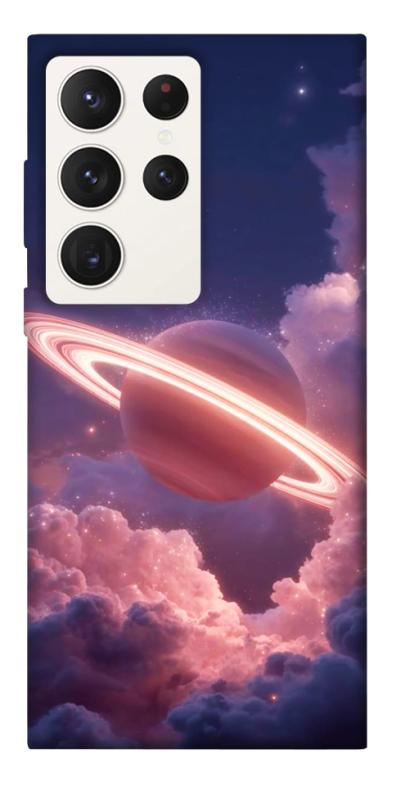 Чехол itsPrint Pink Saturn для Samsung Galaxy S23 Ultra, космос, купить оптом с доставкой