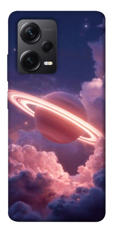 Чехол itsPrint Pink Saturn для Xiaomi Redmi Note 12 Pro+ 5G, космос, купить оптом с доставкой