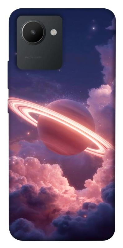 Чехол itsPrint Pink Saturn для Realme C30s, космос, купить оптом с доставкой