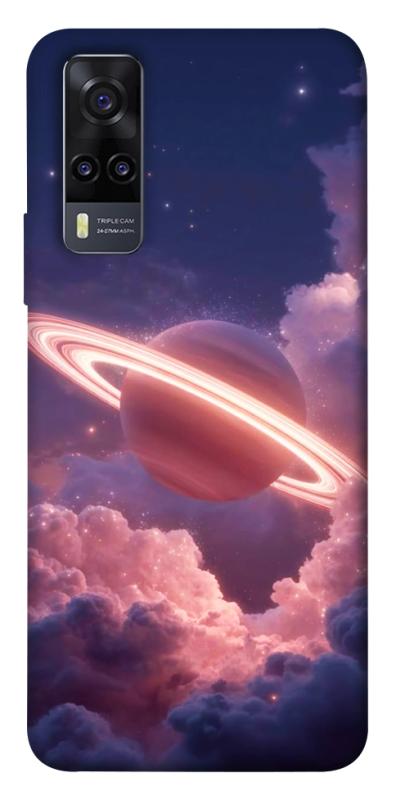 Чехол itsPrint Pink Saturn для Vivo Y31, космос, купить оптом с доставкой