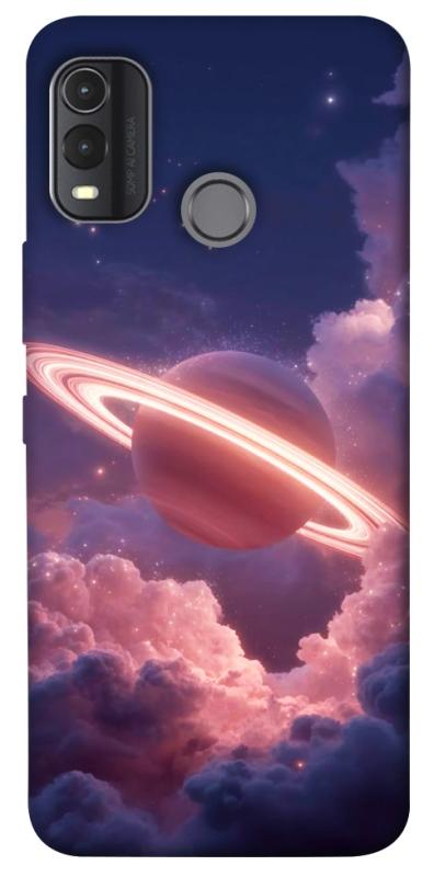 Чехол itsPrint Pink Saturn для Nokia G11 Plus, космос, купить оптом с доставкой