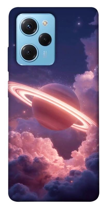 Чехол itsPrint Pink Saturn для Xiaomi Poco X5 Pro 5G, космос, купить оптом с доставкой
