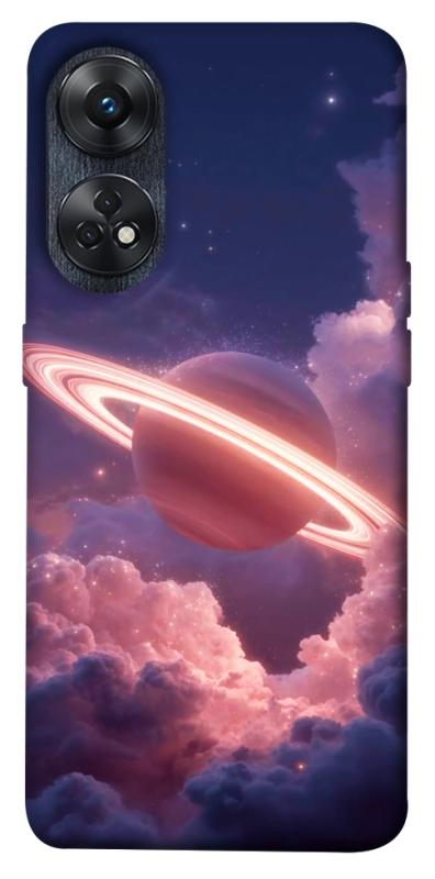 Чехол itsPrint Pink Saturn для Oppo Reno 8 T 4G, космос, купить оптом с доставкой