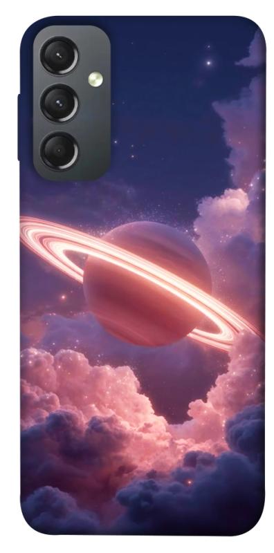 Чехол itsPrint Pink Saturn для Samsung Galaxy A24 4G, космос, купить оптом с доставкой