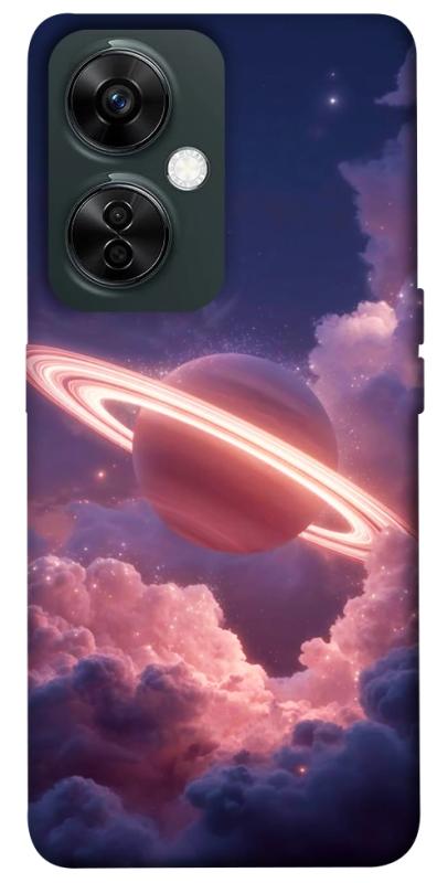 Чехол itsPrint Pink Saturn для OnePlus Nord CE 3 Lite, космос, купить оптом с доставкой