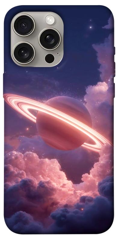 Чехол itsPrint Pink Saturn для Apple iPhone 15 Pro Max (6.7"), космос, купить оптом с доставкой