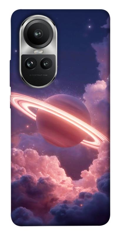 Чехол itsPrint Pink Saturn для Oppo Reno 10, космос, купить оптом с доставкой