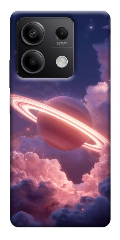 Чехол itsPrint Pink Saturn для Xiaomi Redmi Note 13 5G, космос, купить оптом с доставкой