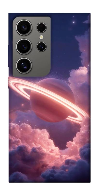 Чехол itsPrint Pink Saturn для Samsung Galaxy S24 Ultra, космос, купить оптом с доставкой