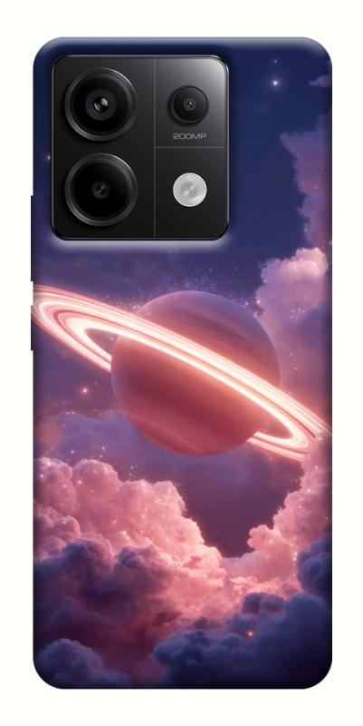 Чехол itsPrint Pink Saturn для Xiaomi Redmi Note 13 Pro 4G, космос, купить оптом с доставкой