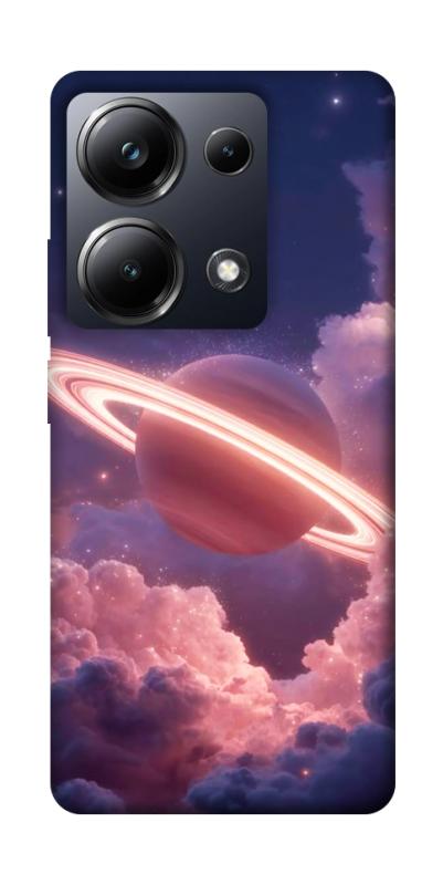 Чехол itsPrint Pink Saturn для Xiaomi Redmi Note 13 Pro 4G, космос, купить оптом с доставкой