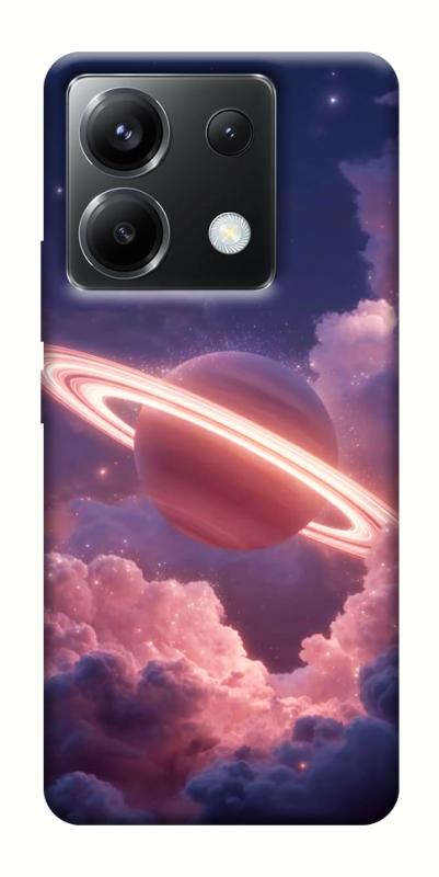 Чехол itsPrint Pink Saturn для Xiaomi Poco X6, космос, купить оптом с доставкой