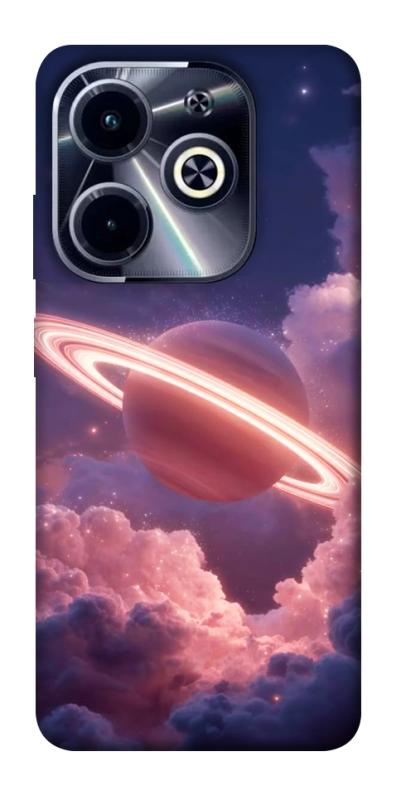 Чохол itsPrint Pink Saturn для Infinix Hot 40i, космос, купити оптом з доставкою