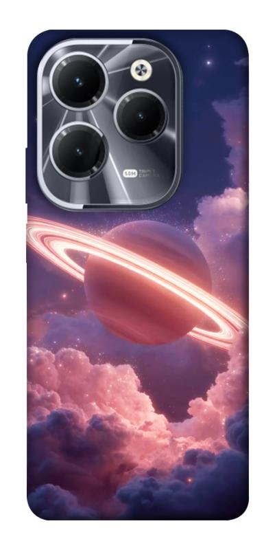 Чехол itsPrint Pink Saturn для Infinix Hot 40, космос, купить оптом с доставкой