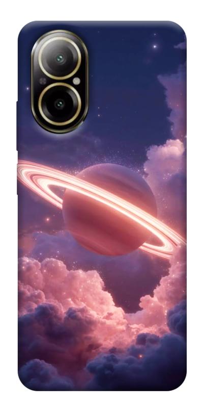 Чехол itsPrint Pink Saturn для Realme C67 4G, космос, купить оптом с доставкой