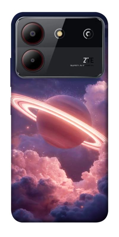 Чехол itsPrint Pink Saturn для ZTE Blade A54 4G, космос, купить оптом с доставкой
