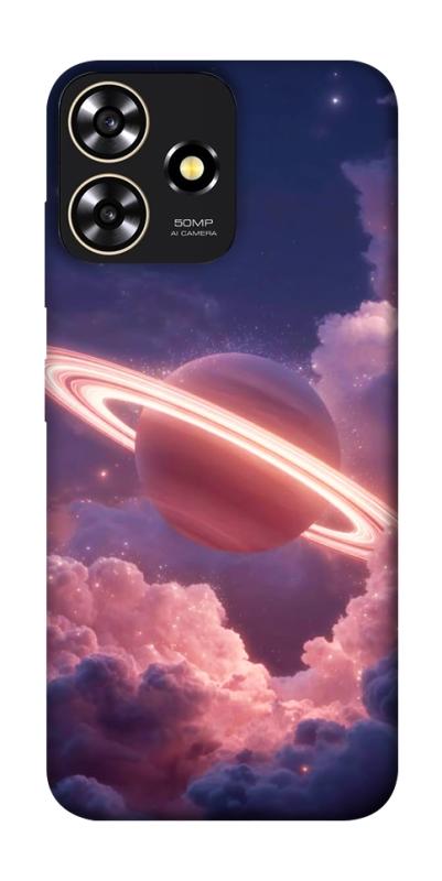 Чехол itsPrint Pink Saturn для ZTE Blade A73 4G, космос, купить оптом с доставкой