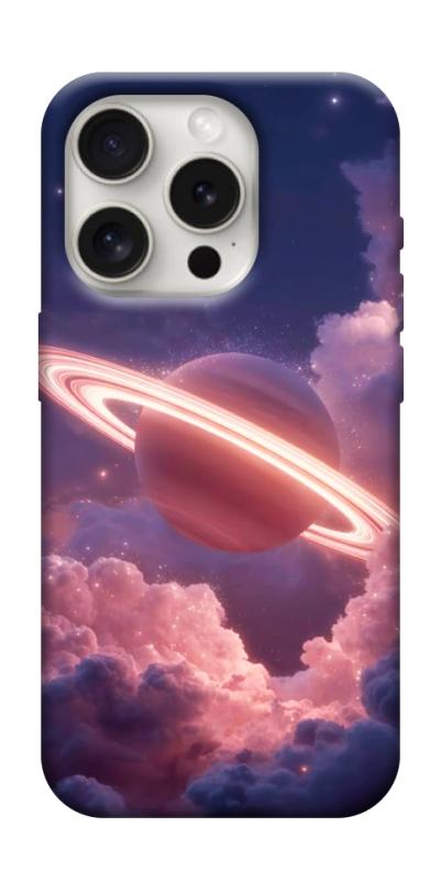 Чехол itsPrint Pink Saturn для Apple iPhone 16 Pro Max (6.9"), космос, купить оптом с доставкой