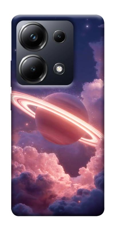 Чехол itsPrint Pink Saturn для Xiaomi Redmi 13 4G / Poco M6 4G, космос, купить оптом с доставкой