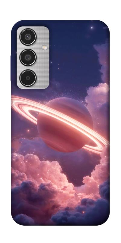 Чехол itsPrint Pink Saturn для Samsung Galaxy M35 5G, космос, купить оптом с доставкой